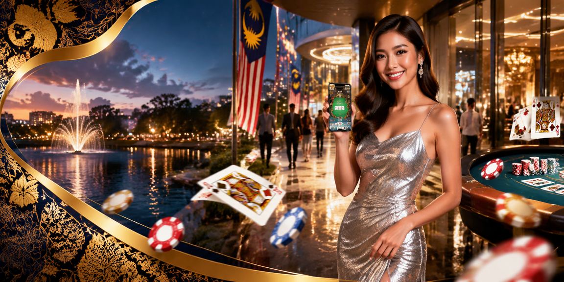 Pemain poker Malaysia menggayakan batik semasa bermain jackpot 8trium
